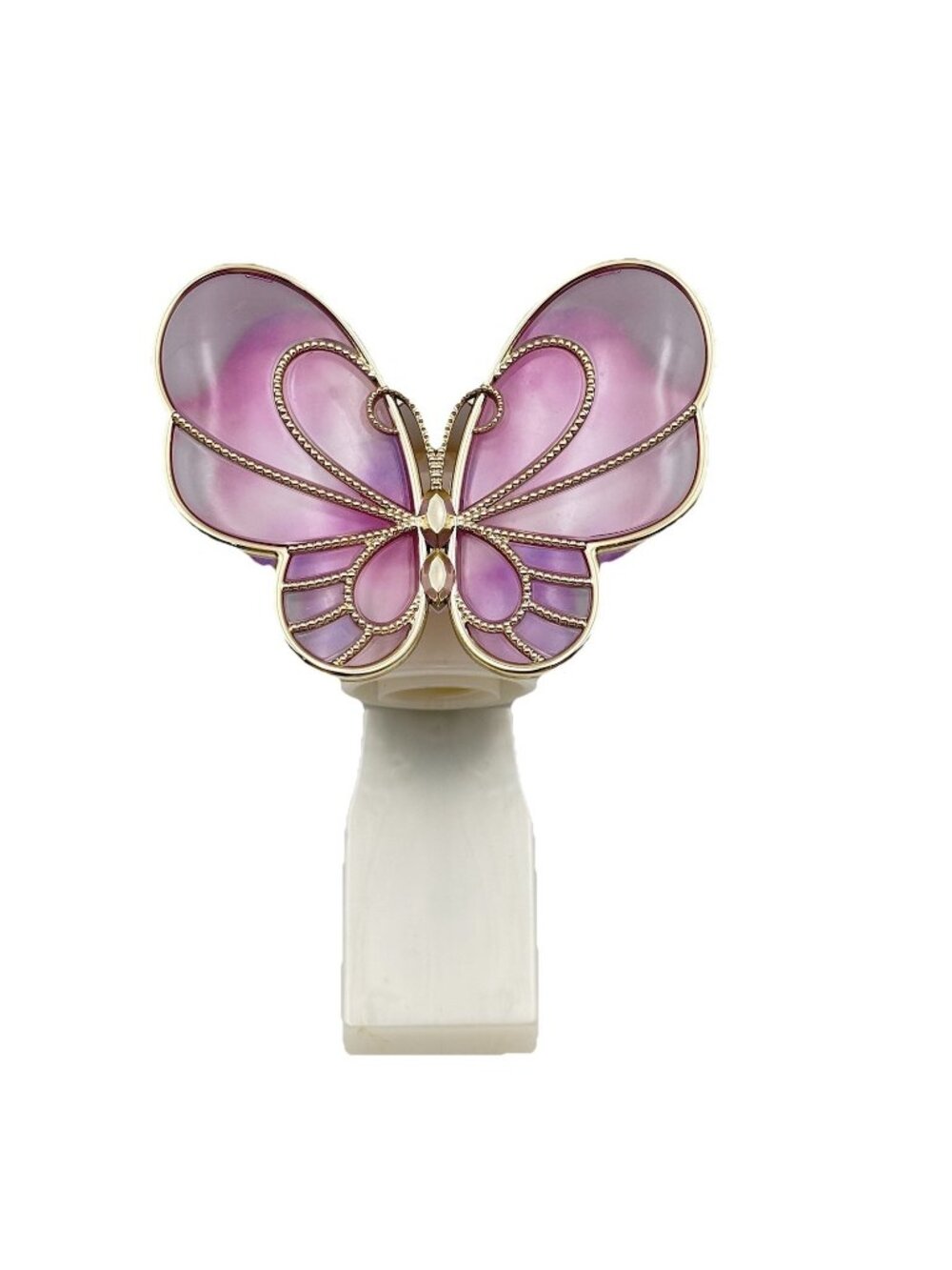 Bath & Body Works Purple Butterfly Wallflower Scent Control Nightlight Plug In